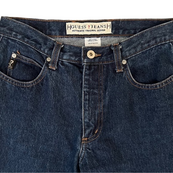 Y2K 90’s Guess Jeans High Waisted Straight Leg Jeans Size 27 - Picture 3 of 7